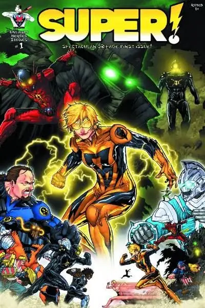 SUPER! #1-7 comic book cover