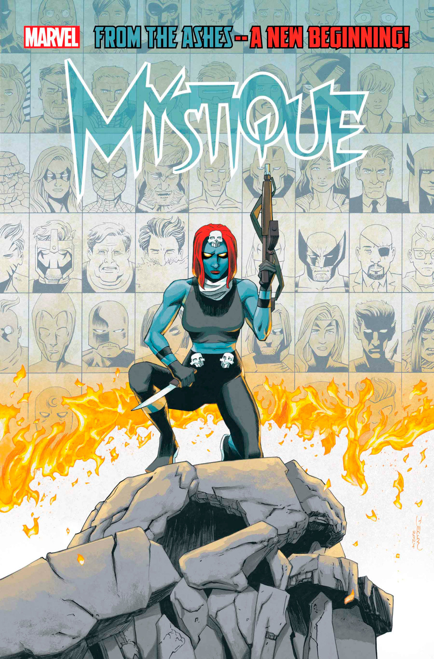 MYSTIQUE (Bundle Deal) #1-4 comic book cover