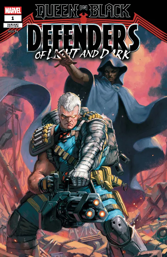 QUEEN in BLACK: DEFENDERS OF LIGHT AND DARK #1 comic book cover