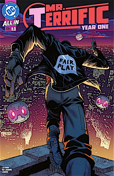 MR. TERRIFIC: YEAR ONE #3 comic book cover