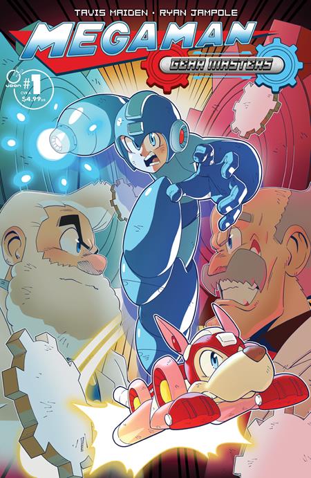 MEGAMAN GEAR MASTERS #1 comic book cover