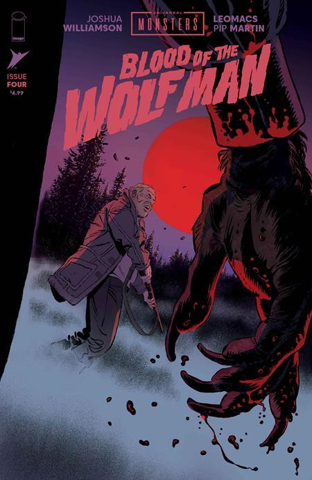 BLOOD OF THE WOLF MAN #4 comic book cover