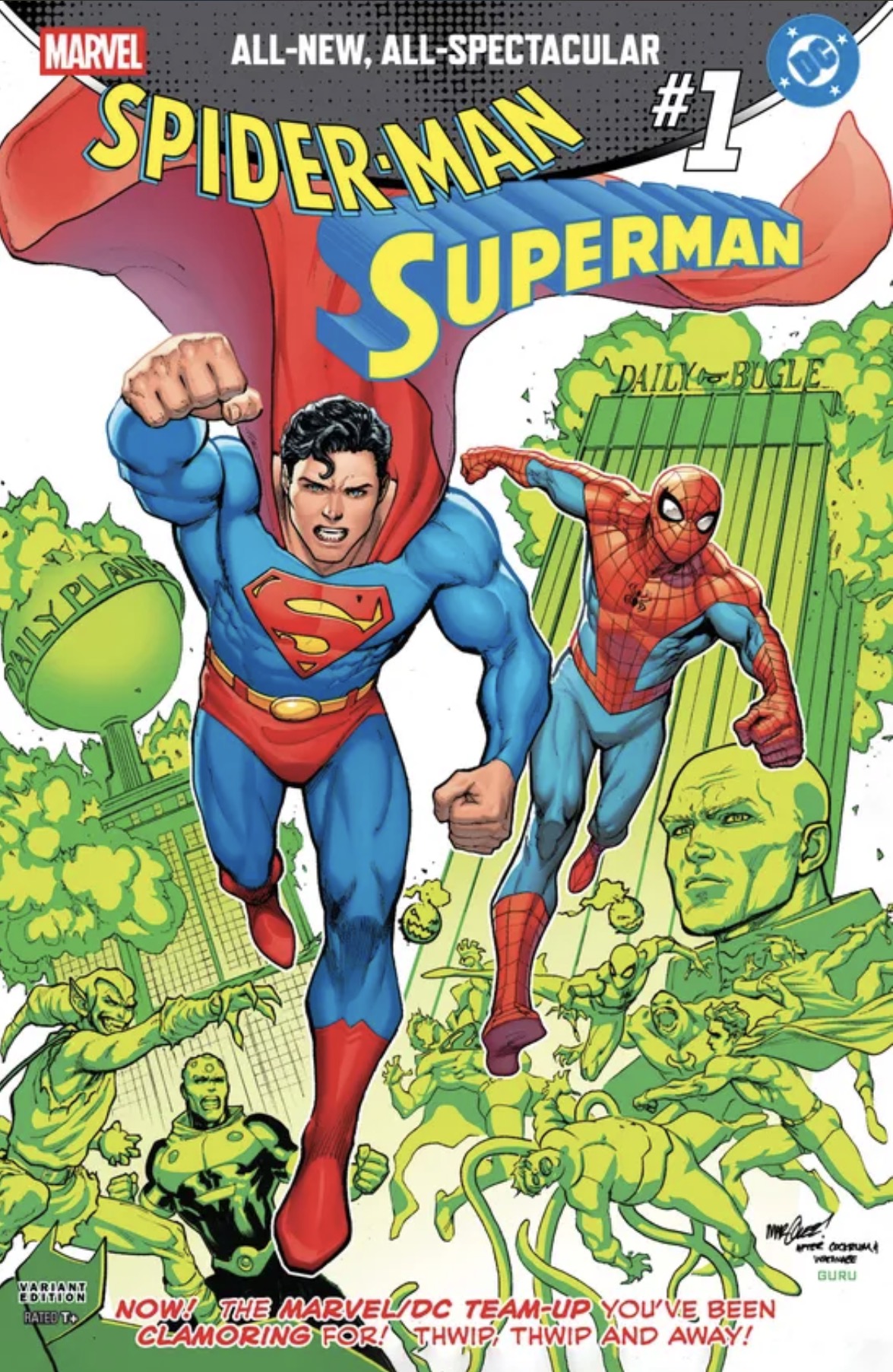 Spider-Man/Superman #1 comic book cover