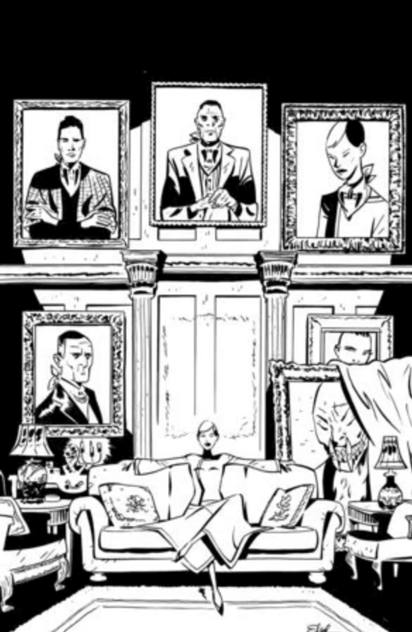 Fall of the House of Slaughter CVR D #1 comic book cover